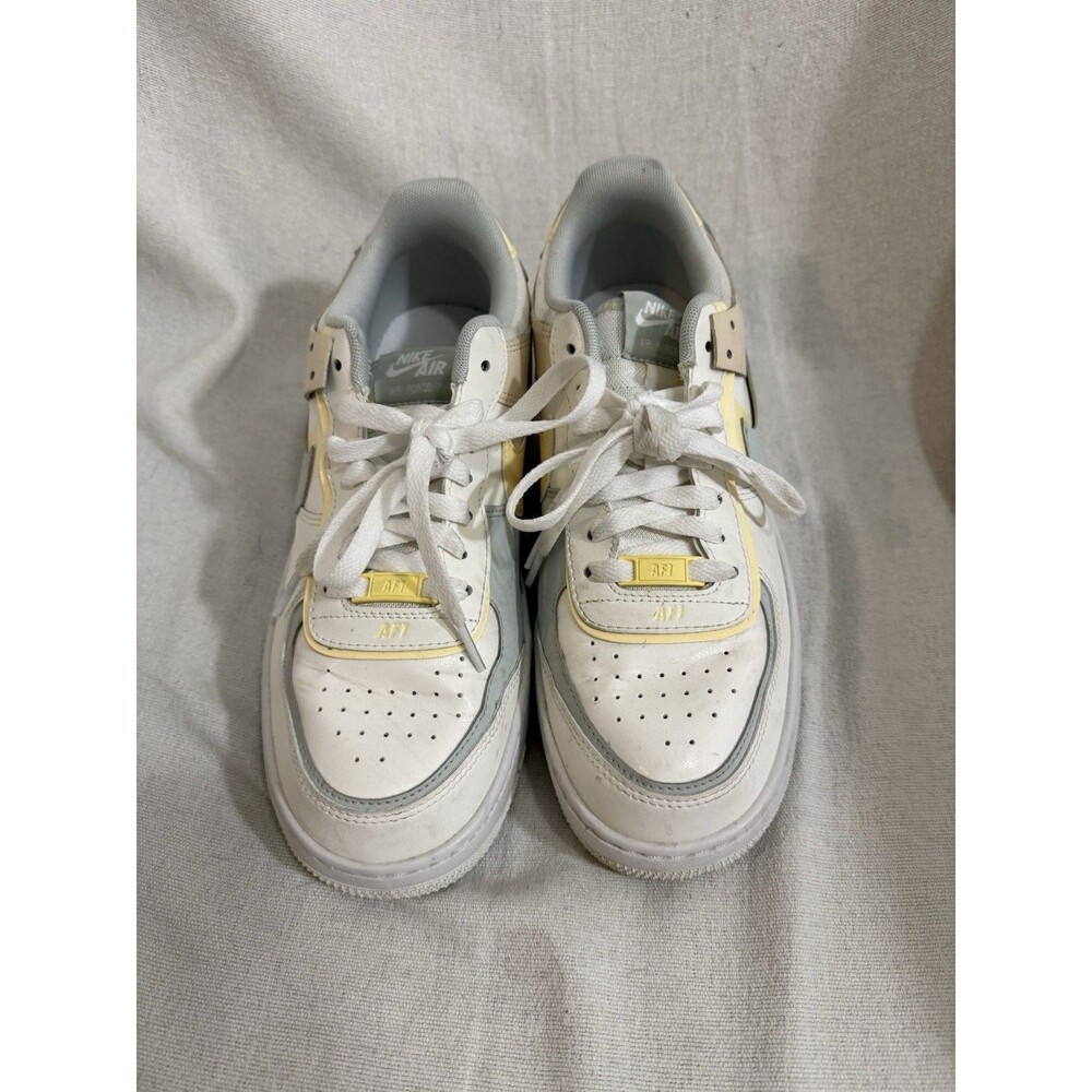 Nike Air Force 1 Shadow in the Sail/Light Silver-Citron Tint Size 9.5